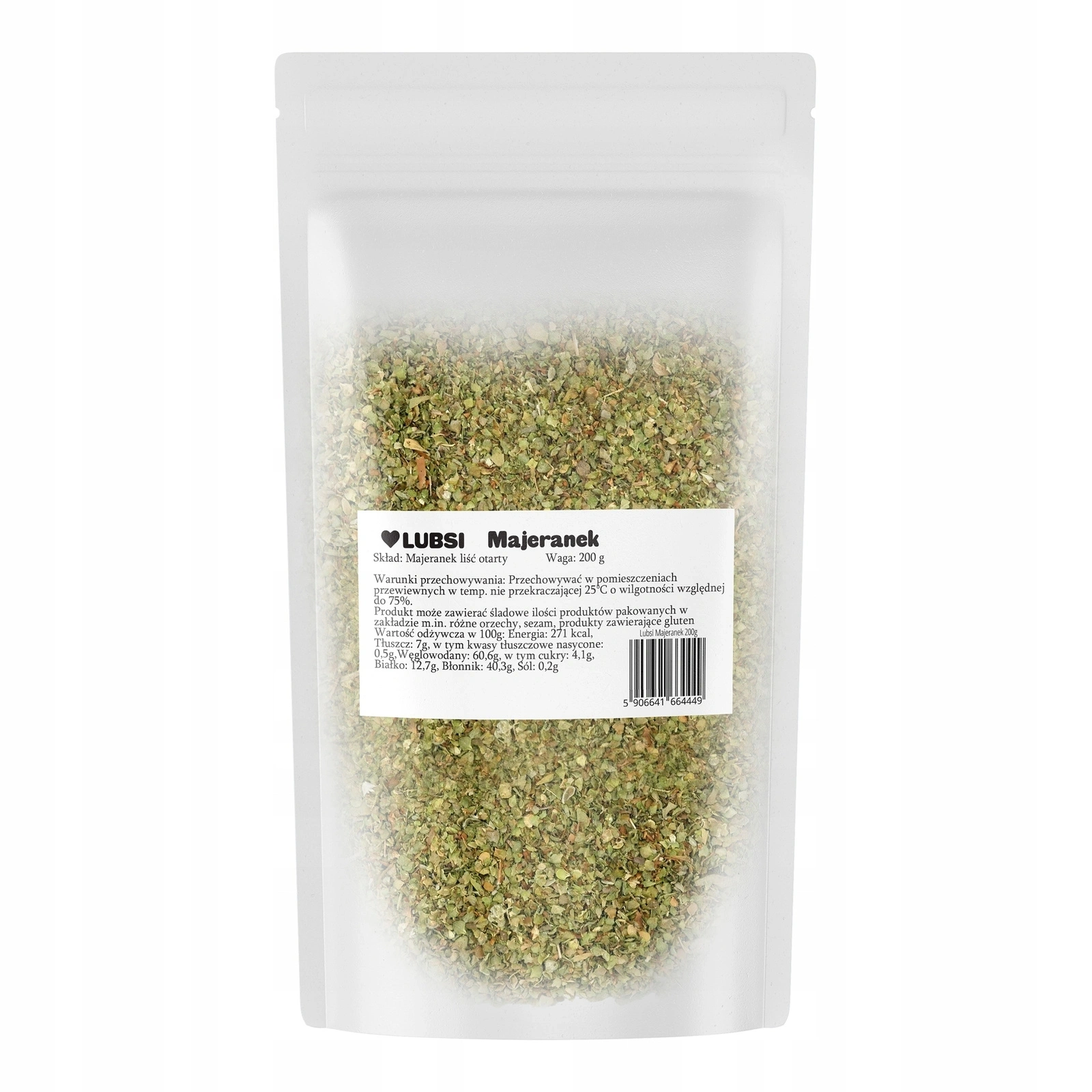 Lubsi Majeranek przyprawa 200g