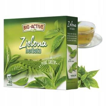 Big-Active herbata zielona Pure Green 40 torebek