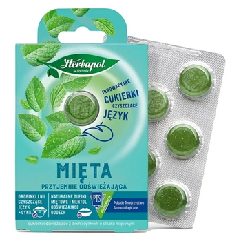 Mięta cukierki Herbapol miętowe 8 sztuk 20 g