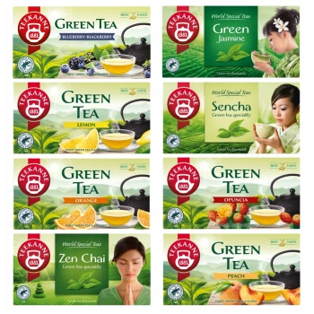 Zestaw herbat zielonych Teekanne 8 smaków