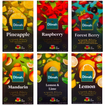 Dilmah zestaw herbat czarnych 6 smaków 120 torebek