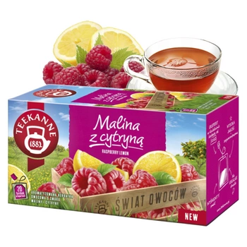 Malina i cytryna Teekanne herbata owocowa 20 kopert