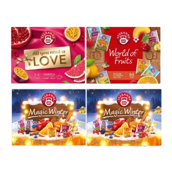 Zestaw kolekcji herbat owocowych Teekanne