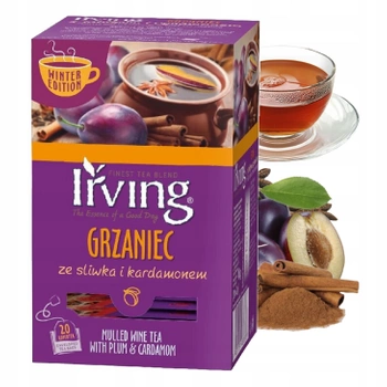 Grzaniec śliwka kardamon herbata Irving 20 kopert