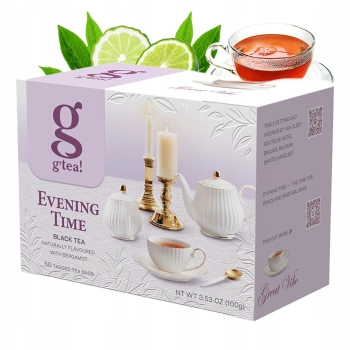 G'tea herbata czarna z aromatem bergamotki 50 torebek