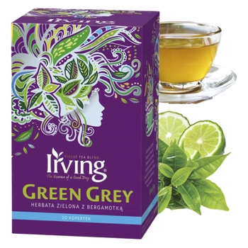 Zielona herbata bergamotka Irving Green Grey 20 kopert