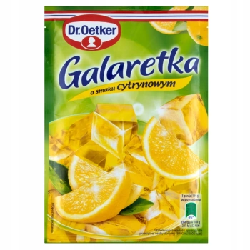 Dr. Oetker Galaretka o smaku cytrynowym 72 g