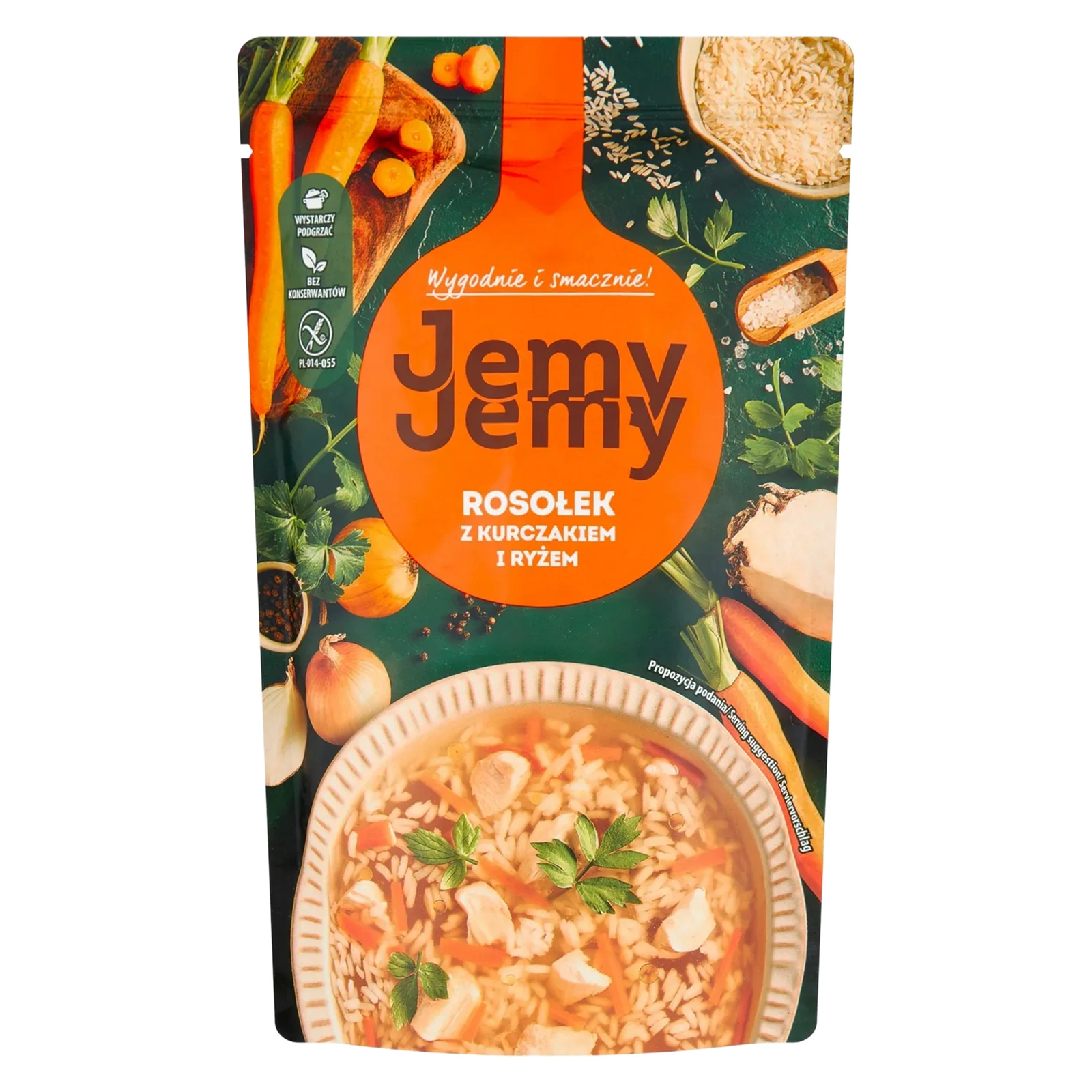 Jemy Jemy rosół z kurczakiem i ryżem 450 g