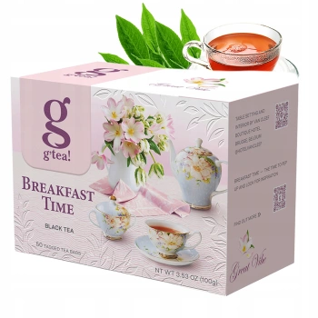 G'tea Breakfast Time herbata czarna 50 torebek