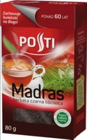 HERBATA CZ.LIŚĆ.MADRAS 80G POSTI