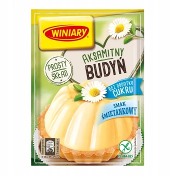 Winiary budyń śmietankowy bez cukru 35 g