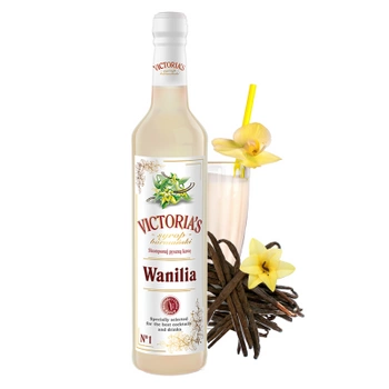 Victoria's syrop barmański Wanilia do kawy drinków i deserów 490 ml