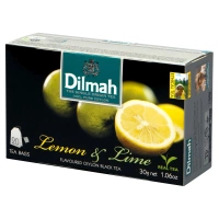 DILMAH herbata czarna CYTRYNA LIMONKA 20 torebek