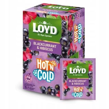 Loyd Hibiskus Porzeczka herbata owocowa 15 torebek