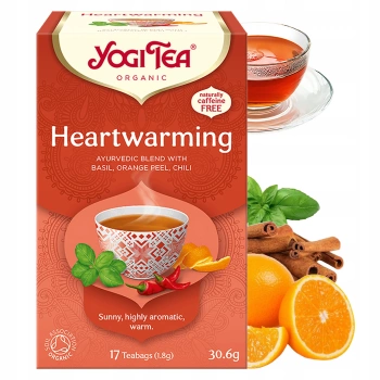 Yogi Tea Heartwarming herbata Radość życia 17 torebek
