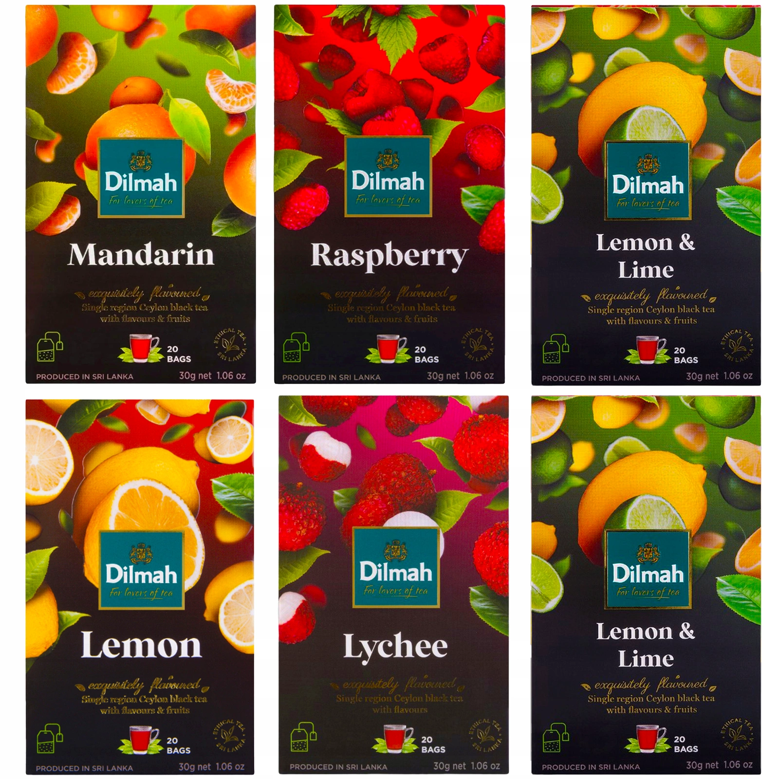 Dilmah zestaw herbat czarnych mix smaków 120 torebek