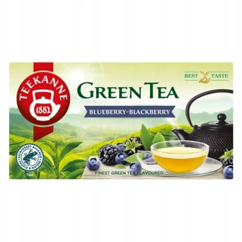 Teekanne Green Tea Blueberry-Blackberry herbata zielona 20 torebek