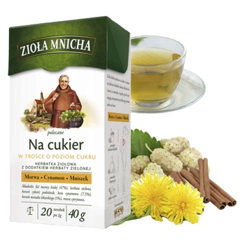 Zioła Mnicha na cukier herbata Big Active 20 torebek