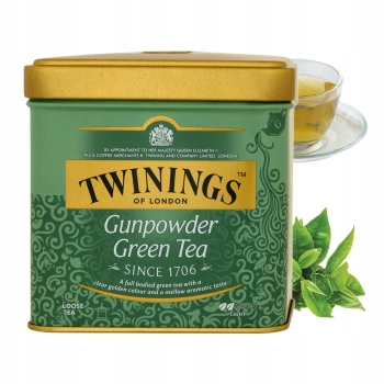 Twinings herbata Gunpowder Green Tea w puszce 100 g