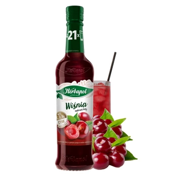 Wiśnia syrop Herbapol 420 ml