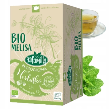 Ekofamilly Melisa herbata ziołowa 20 saszetek