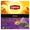 Herbata czarna Lipton Chai z cynamonem 20 piramidek