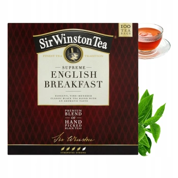 Sir Winston herbata czarna English breakfast 100 torebek