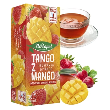Mango i truskawka Herbapol herbata owocowa 20 torebek
