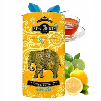 Adalbert's Cytryna i limonka herbata Energia 80g