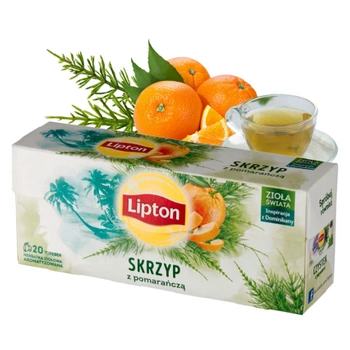 Skrzyp i pomarańcza Lipton herbata ziołowa 20 torebek