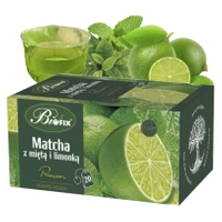 Matcha z miętą i limonką