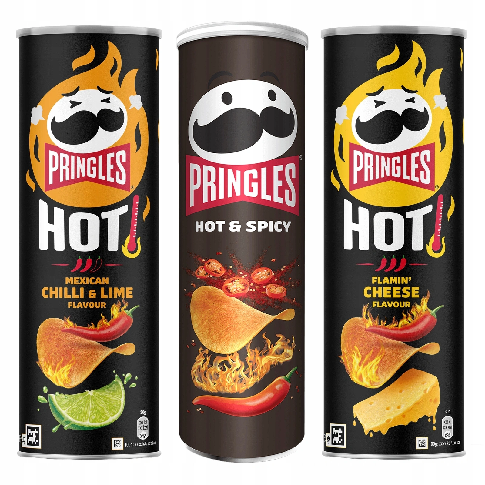 Zestaw Pringles Hot 3 smaki