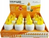 Cortina żółte wkłady led do zniczy Altus 12 sztuk
