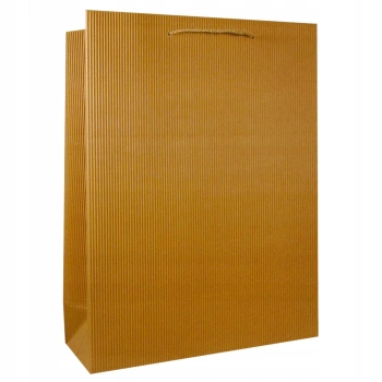 Torba ekologiczna z tektury falistej na prezent 34 x14 x44 cm