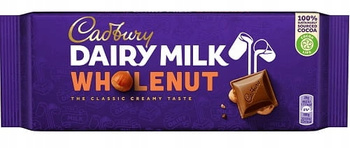 Cadbury czekolada mleczna orzech laskowy 180g