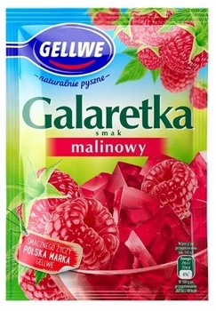 Gellwe galaretka malinowa 75 g