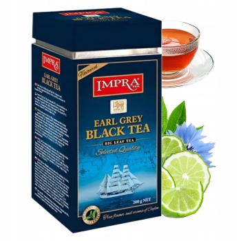Impra Earl Grey herbata czarna puszka 200 g