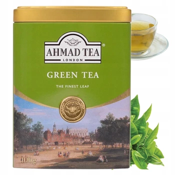 Ahmad Tea Green Tea herbata zielona liściasta puszka 100g