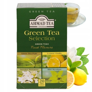 Herbata Ahmad Tea Green Selection 4 smaki 20 kopert