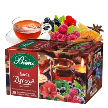 Zimowa herbata czarna Bifix 20 saszetek