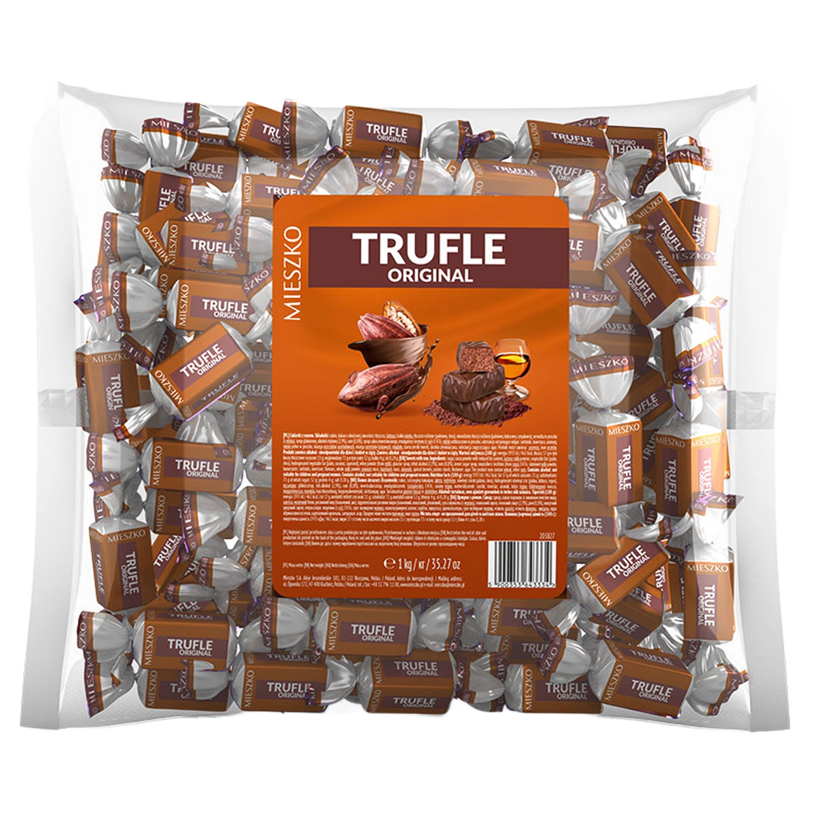 Trufle cukierki Mieszko z rumem 1 kg