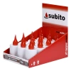 Subito czerwone wkłady do zniczy led S1 12 sztuk