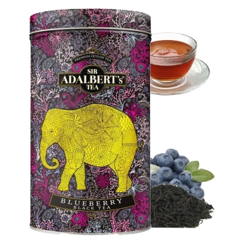Blueberry jagody herbata czarna Adalbert's puszka 110g