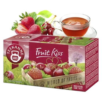 Teekanne Fruit Kiss herbata owocowa wiśnia-truskawka 20 torebek