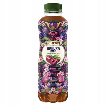 Big-Active Sakura Maji Napój herbaciany o smaku wiśniowym 500 ml