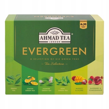 Ahmad Tea Evergreen Selection kolekcja herbat zielonych 60 torebek