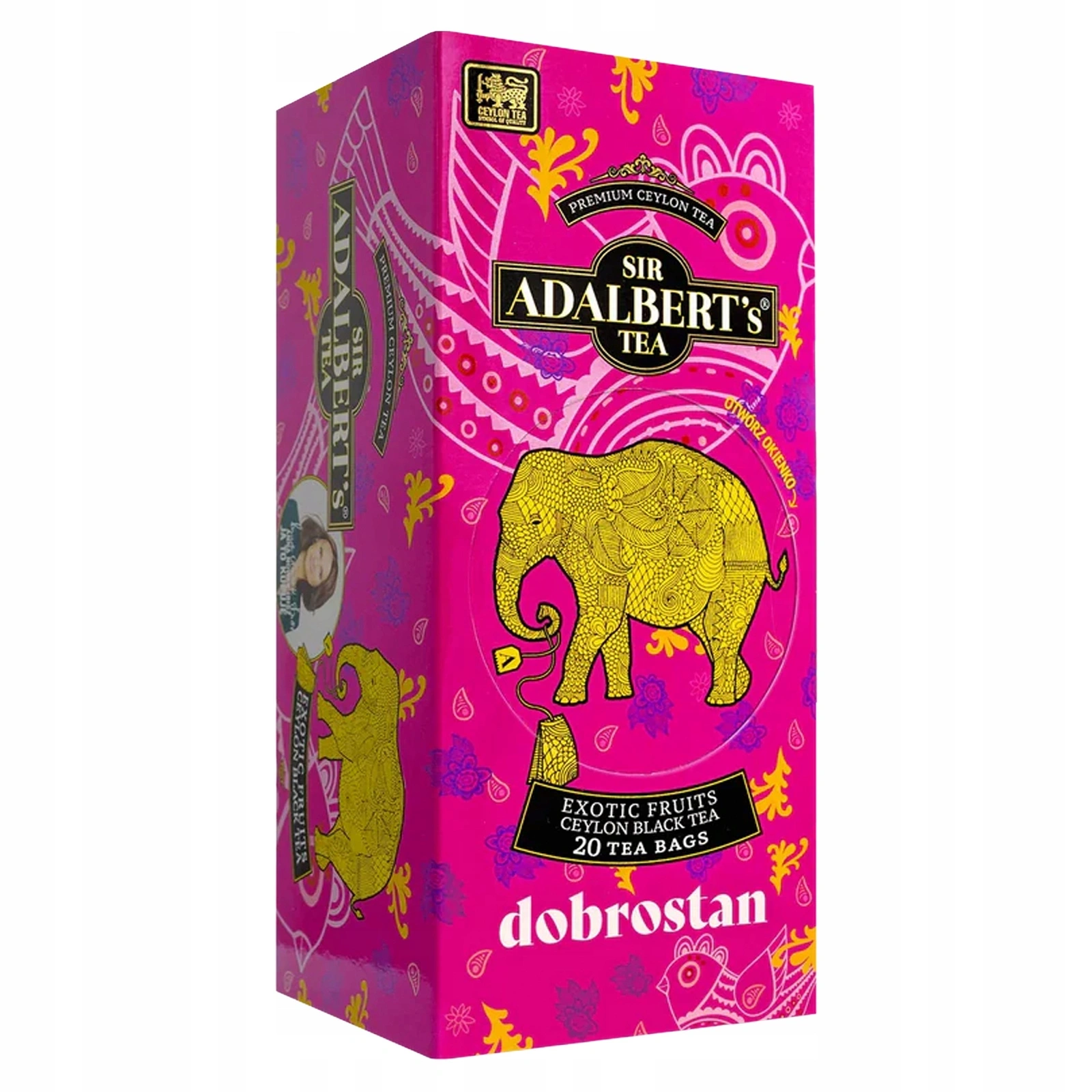 Adalbert's Exotic Fruits herbata czarna Dobrostan 20 saszetek