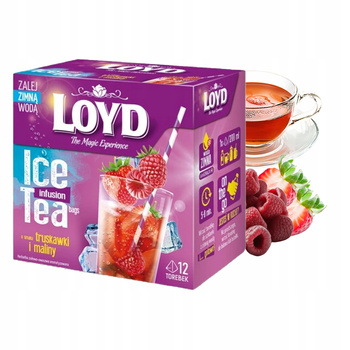 Ice Tea Loyd Truskawka i Malina 12 piramidek