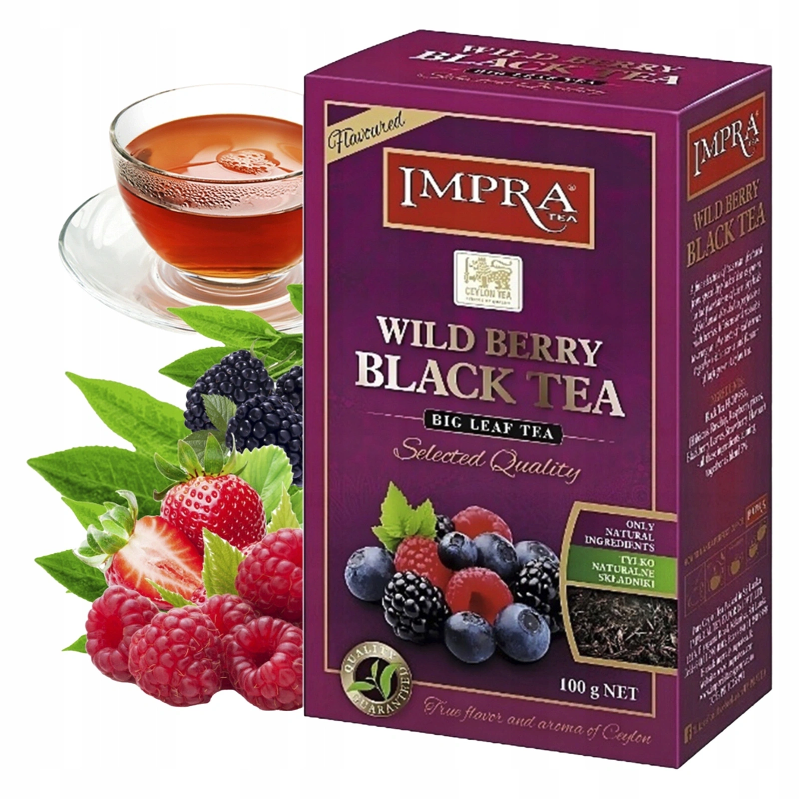 Zestaw prezentowy z herbatami, cytrynami w syropie i świecą