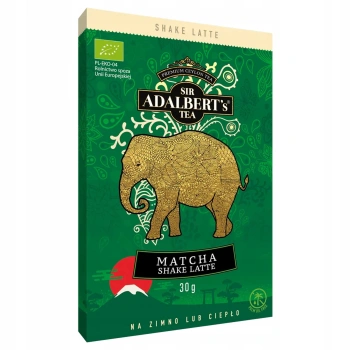 Matcha Shake Latte organiczna napój na bazie mleka i zielonej herbaty 30g